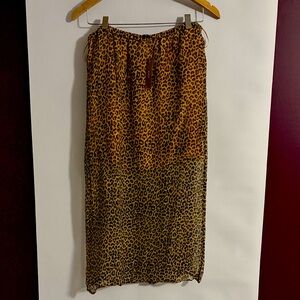 J. Crew Leopard Print Pencil Skirt